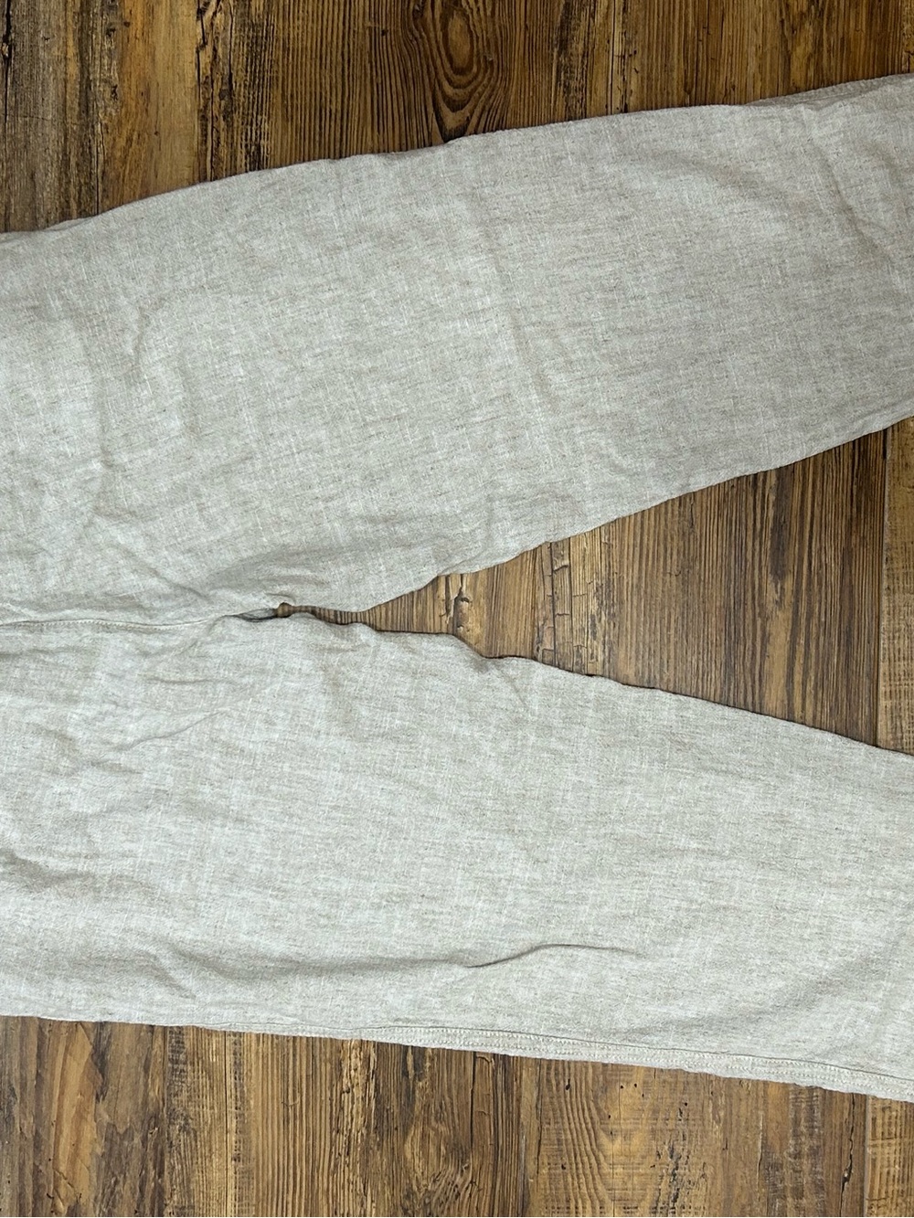 Briggs New York Beige Straight-Leg Linen-Blend Pants - Picture 7 of 9